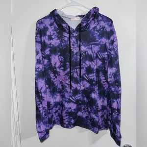 ROMWE Women’s Tie Dye Hoodie